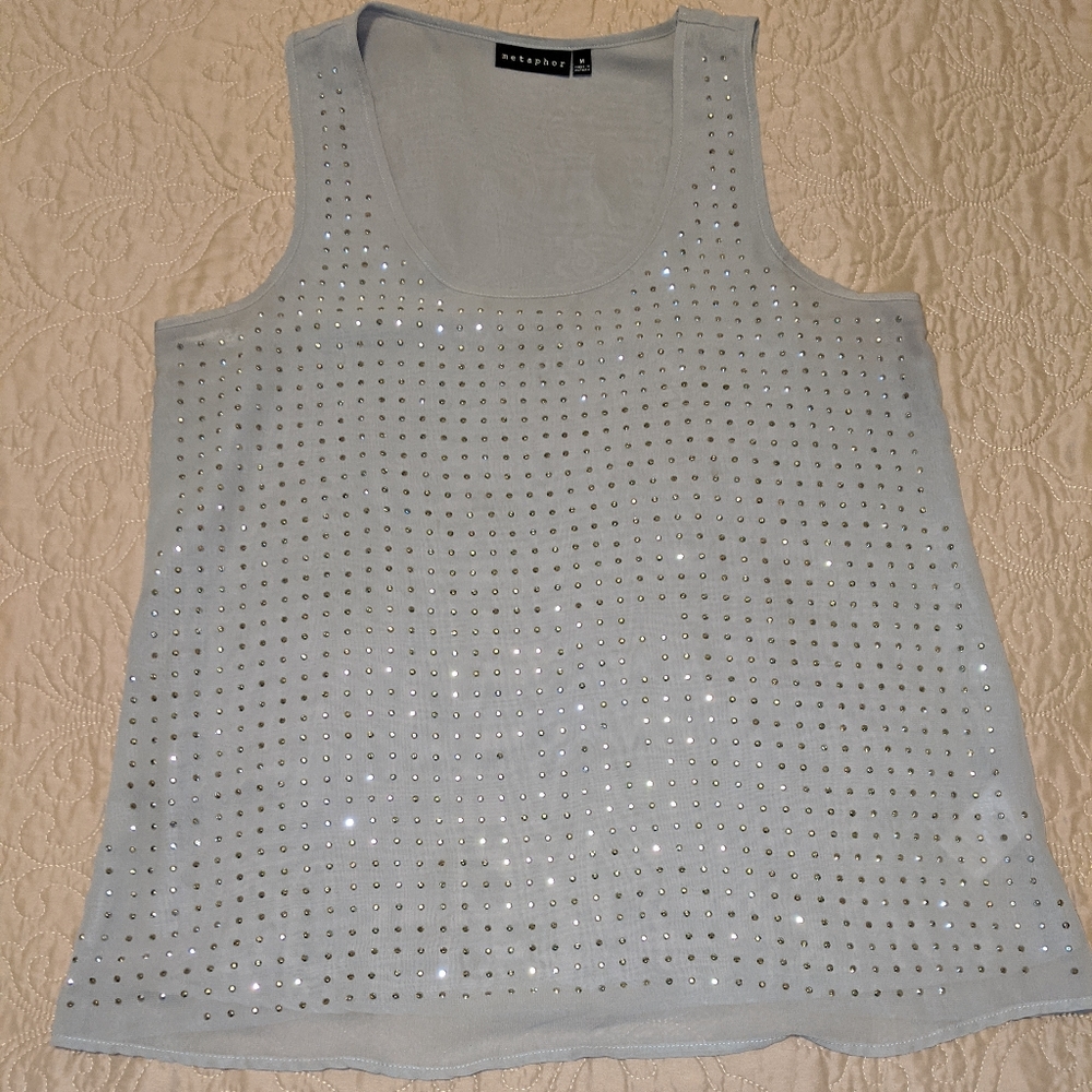 Metaphor Sequin Top